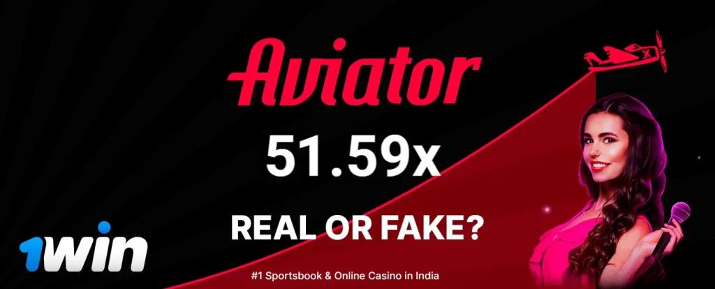 1win aviator real or fake